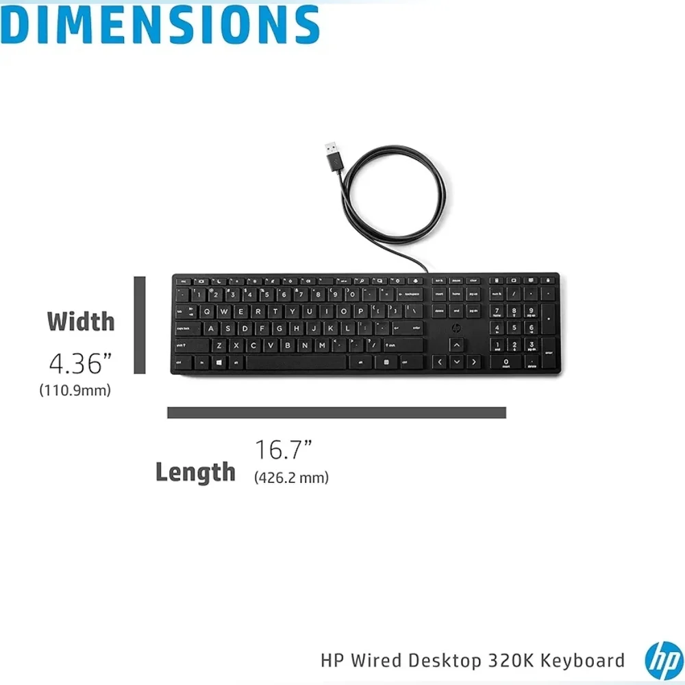 HP Wired Desktop 320K keyboard